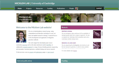 Desktop Screenshot of micklemlab.org
